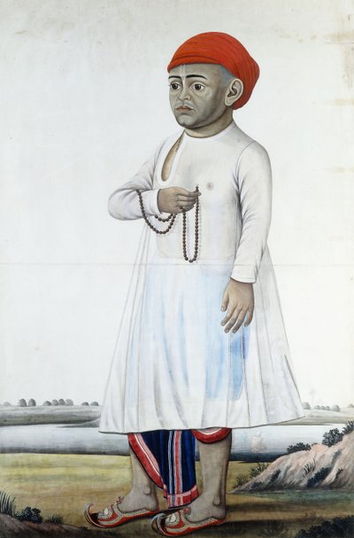 Ritratto di un notabile, c.1780-1790 da Indian School