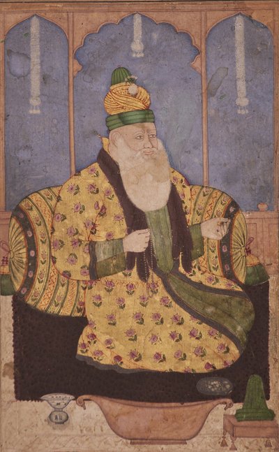 Ritratto di un sufi sheikh da Indian School