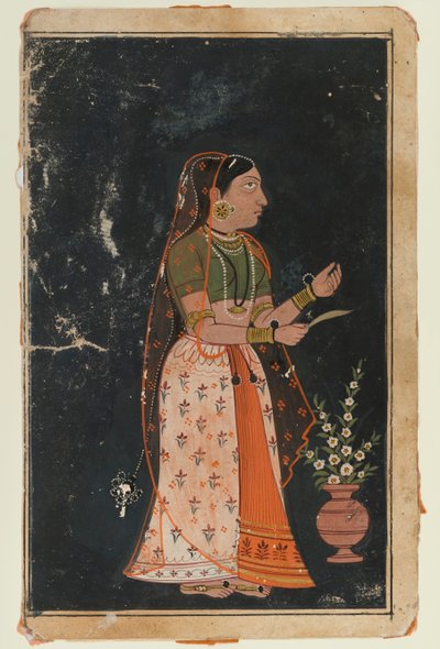 Ritratto di una donna, c.1620 da Indian School