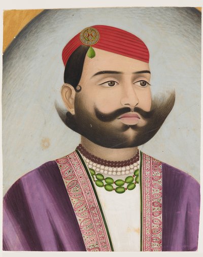 Ritratto di un uomo, probabilmente inizio XX secolo da Indian School