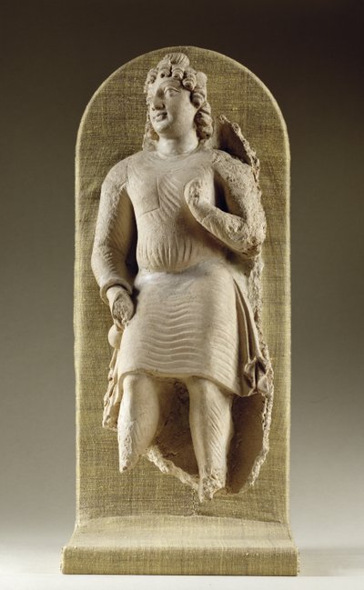 Giovane in piedi o Maitreya, Gandhara da Indian School