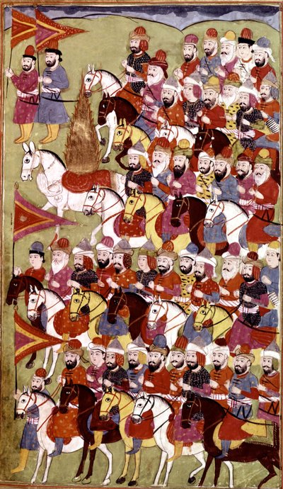 Storia del Profeta Maometto, Hamla-i-Haydari, di Mirza Muhammad Rafi Bazil, 1808 da Indian School