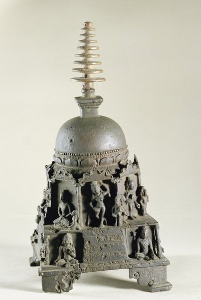 Stupa, Pala, Nalanda, Bihar da Indian School