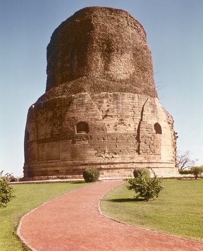 Stupa Dhamekh, c.500 d.C. da Indian School