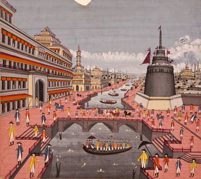 Il Ghat a Jaunpur da Indian School