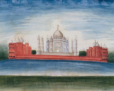 Il Taj Mahal ad Agra da Indian School