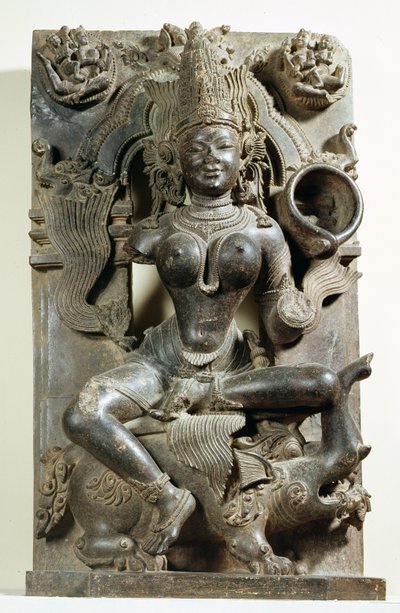 Varunani, intaglio dal Tempio del Sole di Konark, Orissa, Dinastia Ganga Orientale da Indian School