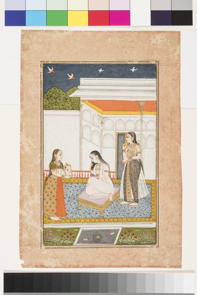 Vilaval Ragini di Hindol, c.1745 da Indian School