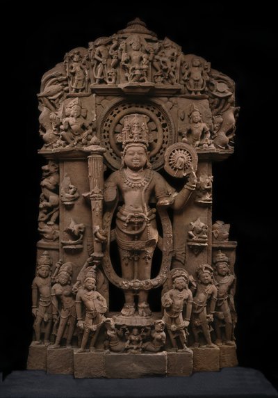 Vishnu e i suoi avatar, c.X secolo da Indian School