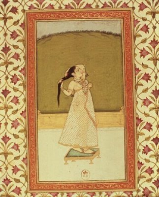 Donna che si pettina i capelli da Indian School