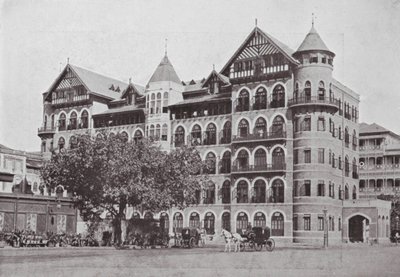 Bombay / Mumbai: le camere residenziali del Royal Bombay Yacht Club (foto b/n) da Indian photographer