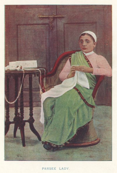Nativi Indiani: Signora Parsee da Indian photographer