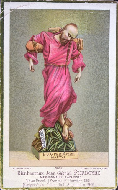 Ritratto di Jean-Gabriel Perboyre (1802-40) da Indo Chinese School
