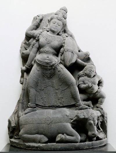 Durga che uccide Mahisa, c.1300 da Indonesian School