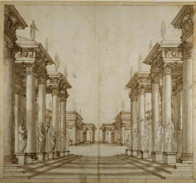 Un atrio romano da Inigo Jones
