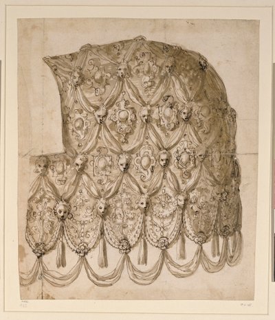 Un cavallo bardato da Inigo Jones
