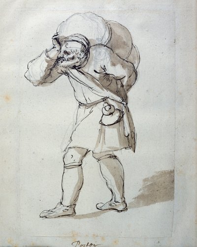 Un facchino carico da Inigo Jones