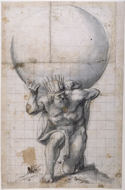 Atlante: anta posteriore o scena di rilievo da Inigo Jones