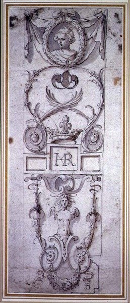 Progetto per un pannello decorativo da Inigo Jones