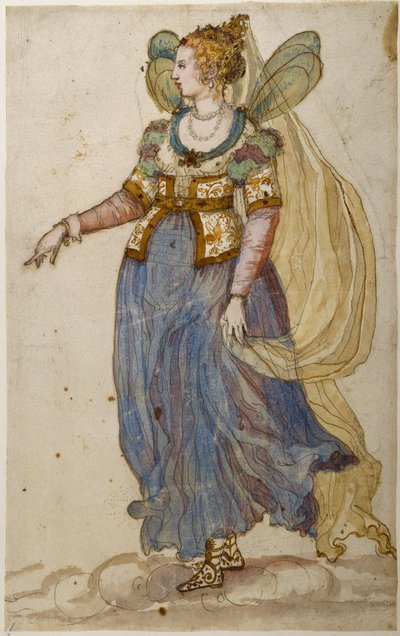 Dama mascherata da Inigo Jones