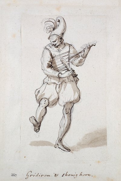 Uomo con graticola e calzascarpe da Inigo Jones