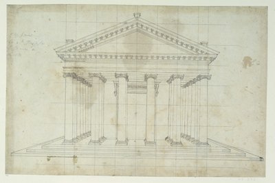 Il Secondo Tempio di Diana, c.1635 da Inigo Jones