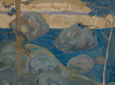Paesaggio con massi da Iosiph Solomonovich Shkolnik