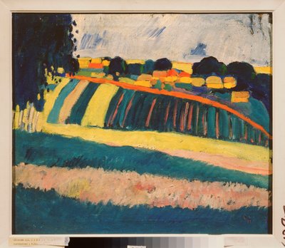 Paesaggio con una strada da Iosiph Solomonovich Shkolnik