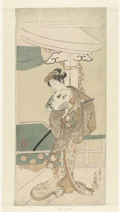 Attore come ballerina da Ippitsusai Bunchō