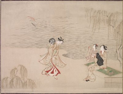 Bellezze al mare, c. 1765-1792 da Ippitsusai Bunchō