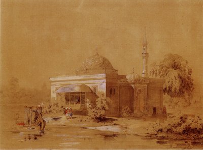 Progetto del padiglione del bagno turco nel Parco di Caterina di Tsarskoye Selo, c. 1850 da Ippolit Antonovich Monighetti