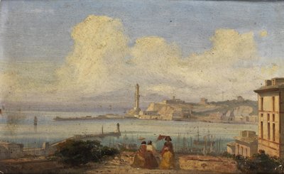 Baia di Genova da Ippolito Caffi