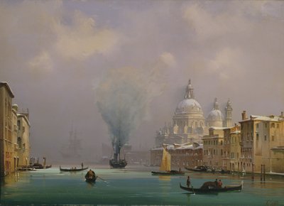 Venezia sotto la neve, c.1840 da Ippolito Caffi