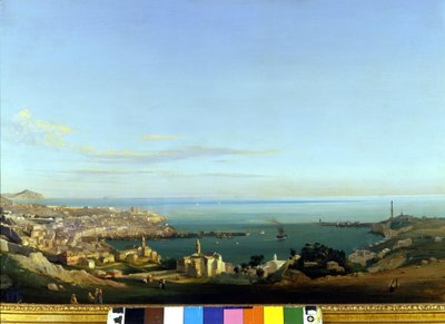 Veduta di Genova. Dipinto di Ippolito Caffi, circa 1840. Genova, Nervi. Galleria d