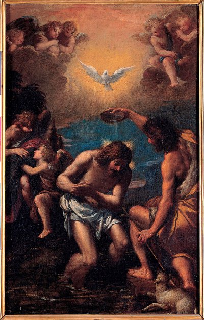 Il battesimo di Cristo da Ippolito Scarcella