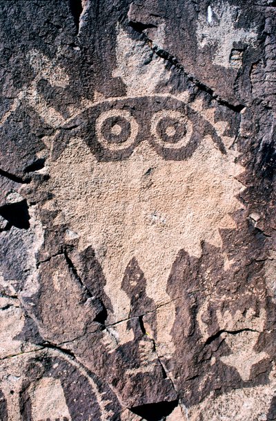 Petroglifi Anasazi (arte rupestre) in New Mexico da Ira Block