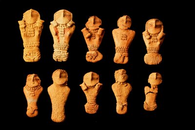 Al Museo Preistorico del College of Eastern Utah a Price, Utah, le Figurine Pilling dell
