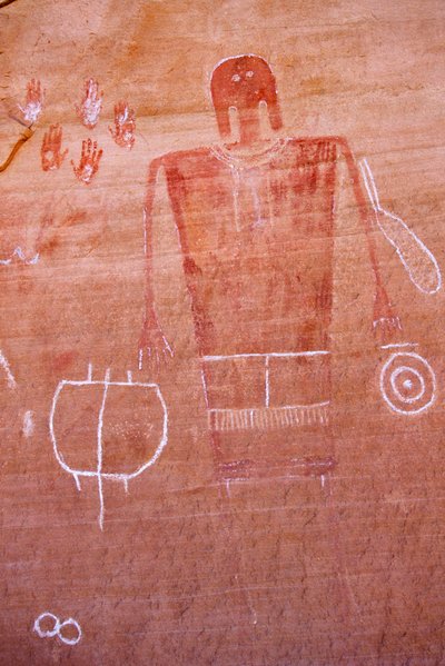 Arte rupestre degli Anasazi e di altri abitanti dei pueblos dei Four Corners da Ira Block