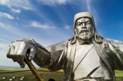 Statua equestre di Gengis Khan, parte del Complesso della Statua di Gengis Khan, 2015 (foto) da Ira Block