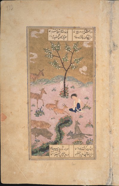 Majnun nel Deserto, 1431 da Iranian Master