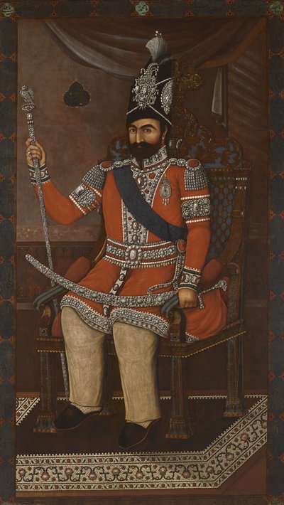Ritratto di Mohammad Shah Qajar, 1810-1848 da Iranian Master