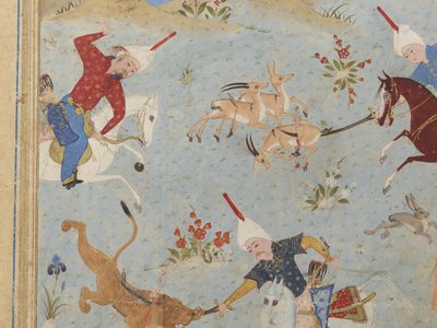 Folio da un Khamsa da Iranian School