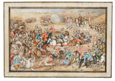 La battaglia di Chaldiran da Iranian School