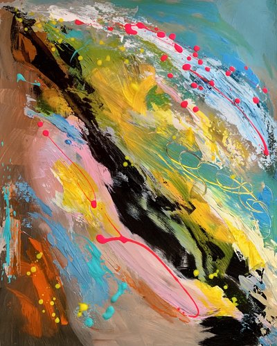 Splash di colore dinamico da Irene Chua