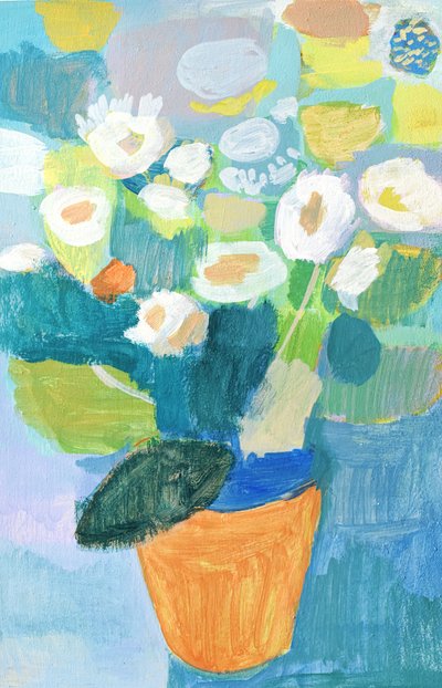 Fiori colorati in vaso da Iria Fernandez