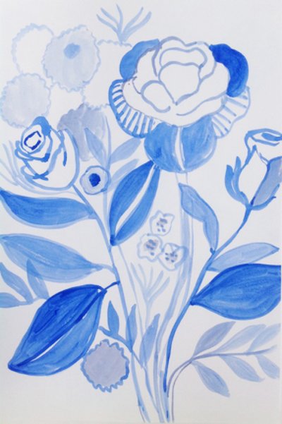 Sereni fiori blu da Iria Fernandez