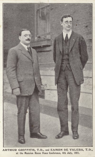 Arthur Griffith e Eamon de Valera da Irish Photographer
