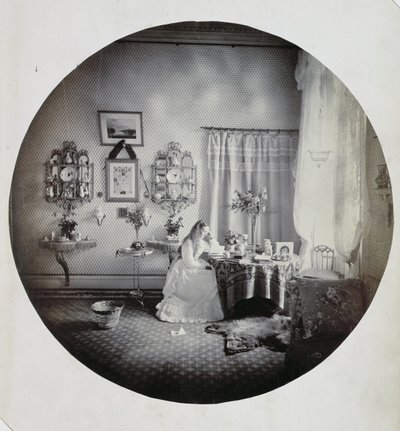 Interno della Muckross House, c.1865 da Irish Photographer