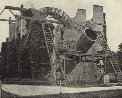 Il Grande Telescopio di Rosse, Castello di Birr, Contea di Kings (foto in bianco e nero) da Irish Photographer