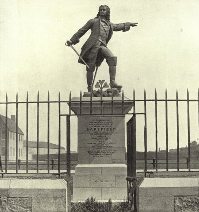 Statua di Sarsfield, Limerick da Irish Photographer